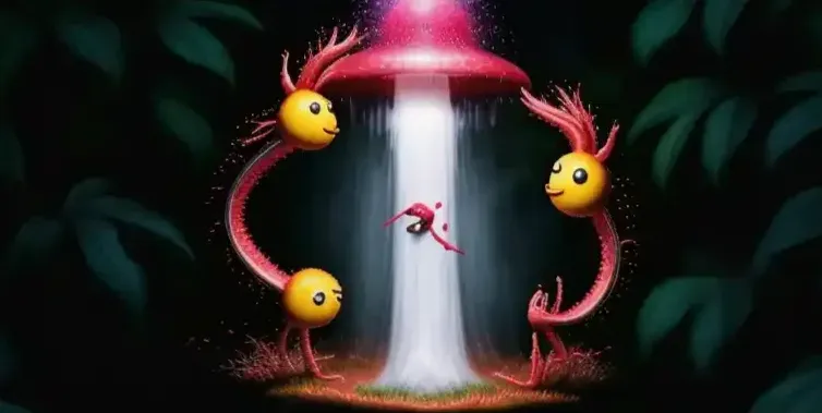 Okładka soundtracku DVA do Happy Game